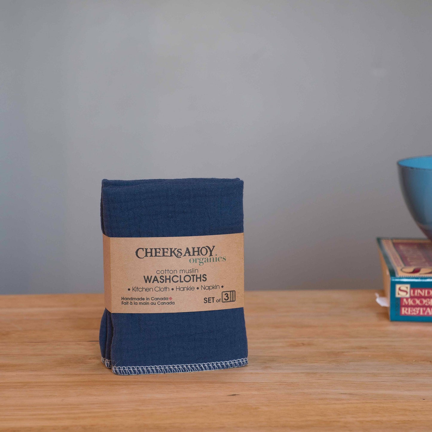 Organic muslin washcloth