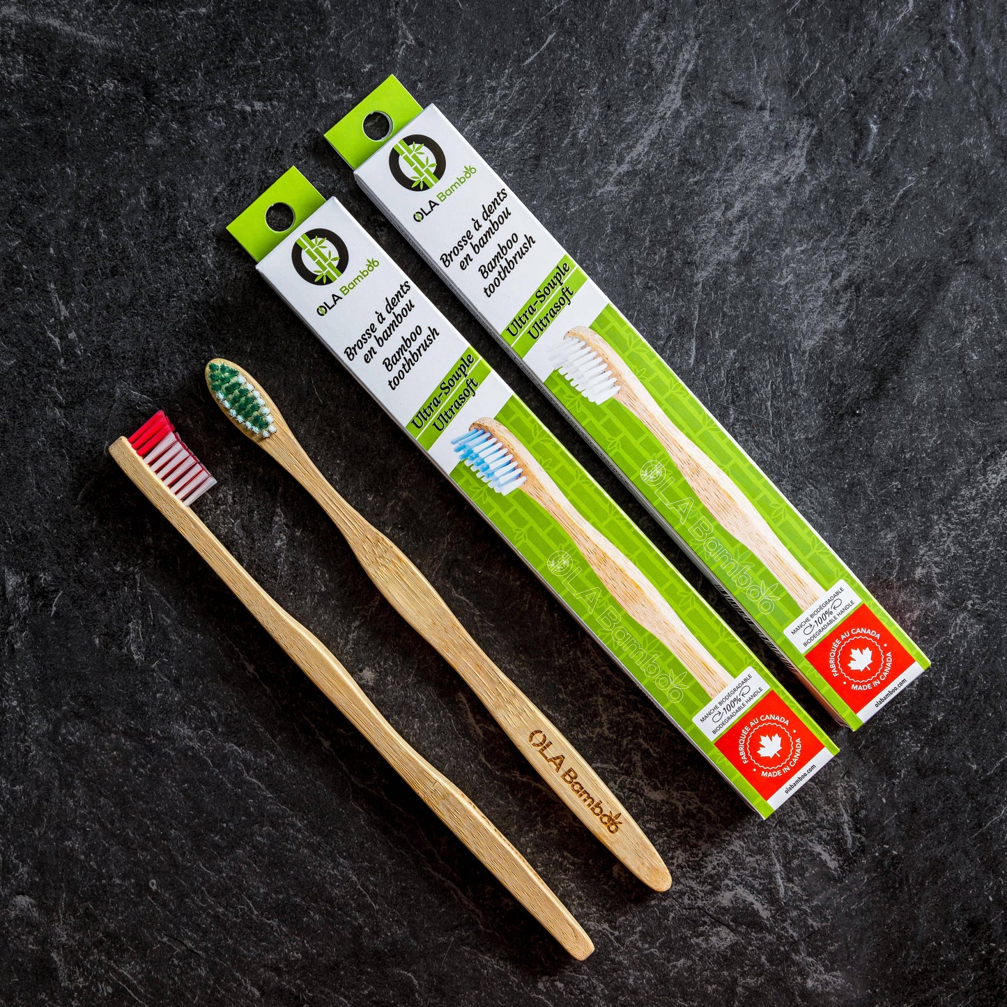 Brosse à dents en bambou (OLA Bamboo)