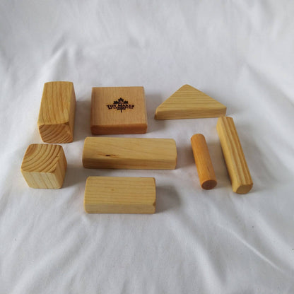 Ensemble de blocs en bois