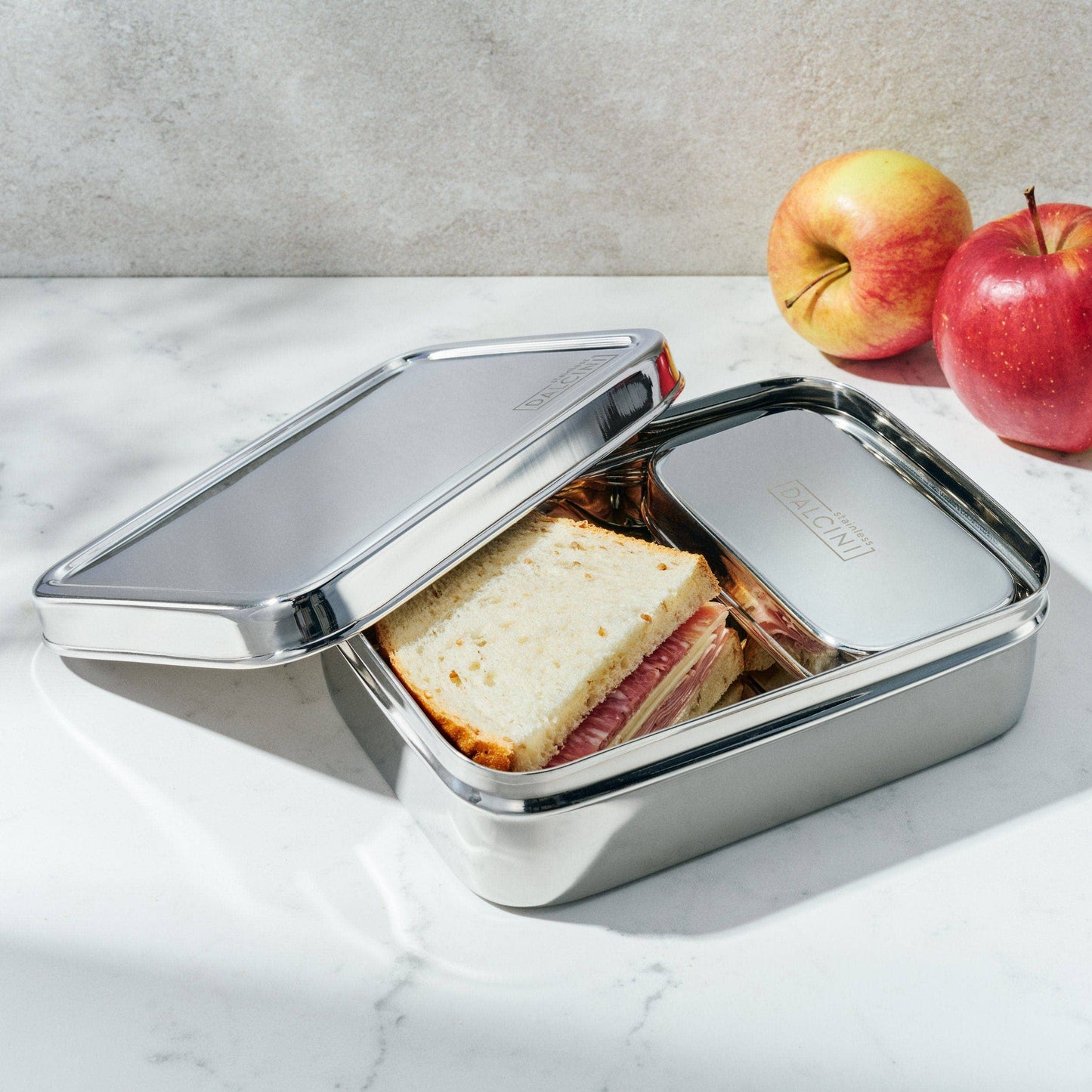 Lunch Set (box + snack container) - stainless steel