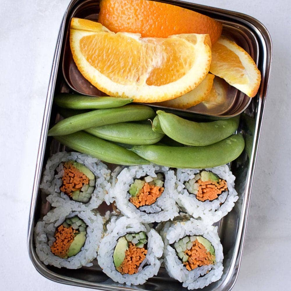 Lunch Set (box + snack container) - stainless steel