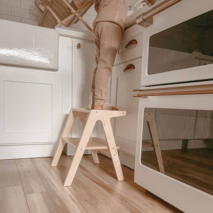 Marchepied en bois