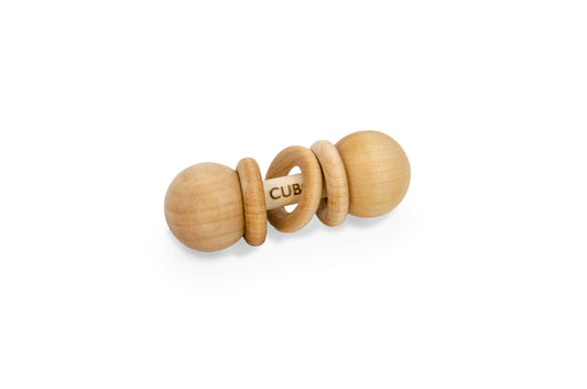 Wooden rattle
