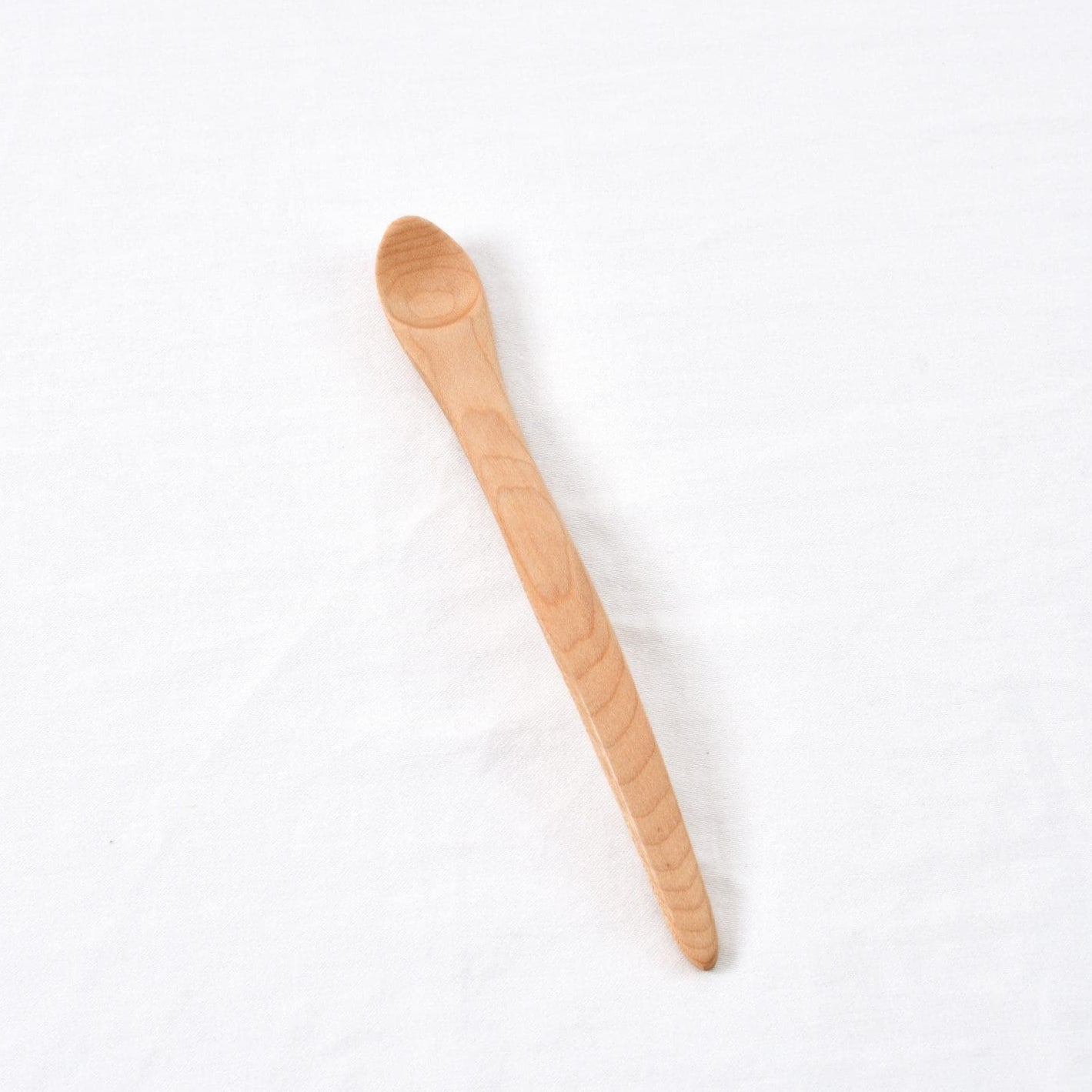 Maple wood baby spoon