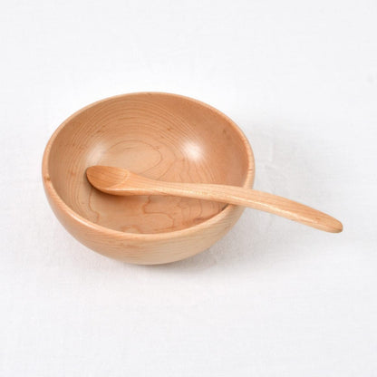 Maple wood baby spoon
