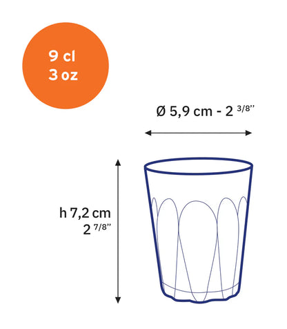 Glass cup - Provence