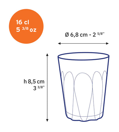 Glass cup - Provence