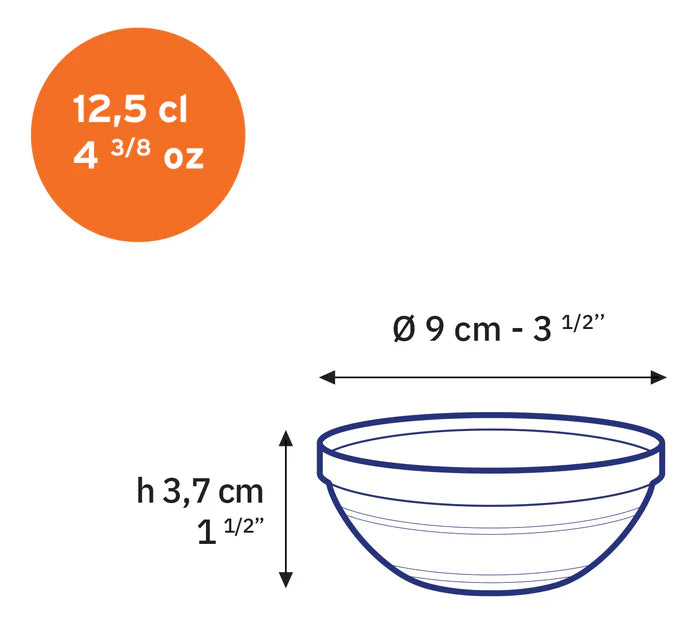First tableware set (glass)