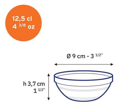 First tableware set (glass)