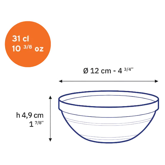 Glass bowl