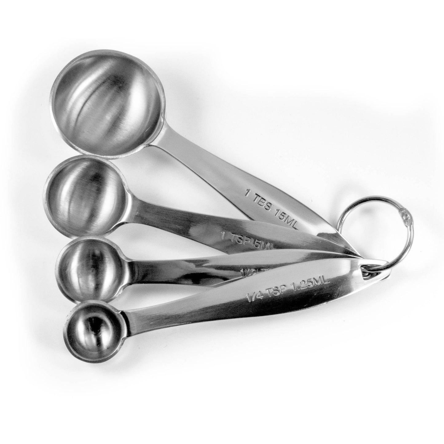 Measuring spoons - stainless steel
