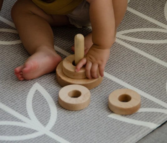 Discs on vertical dowel