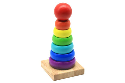 Rainbow ring stacker
