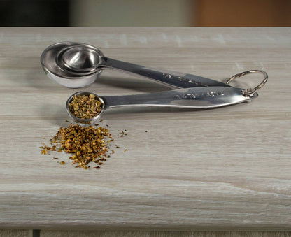 Measuring spoons - stainless steel