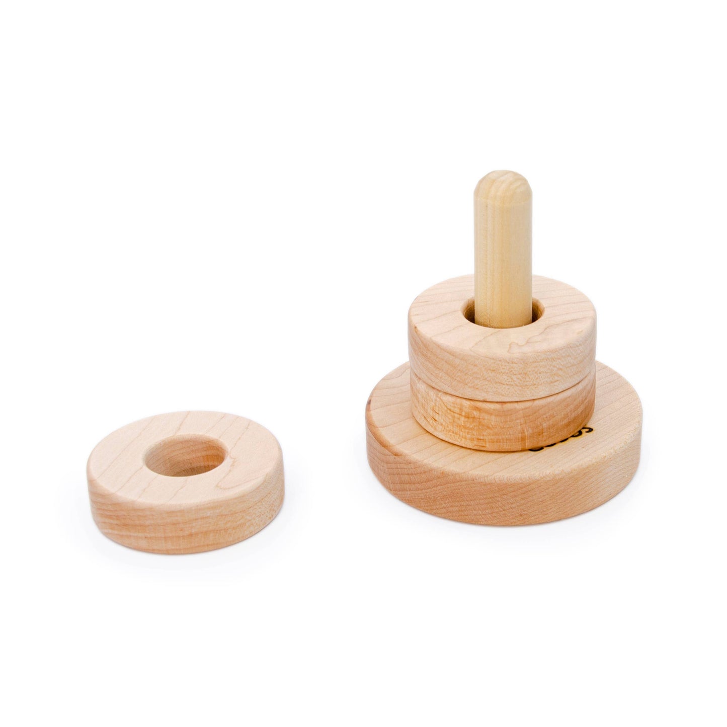 Discs on vertical dowel