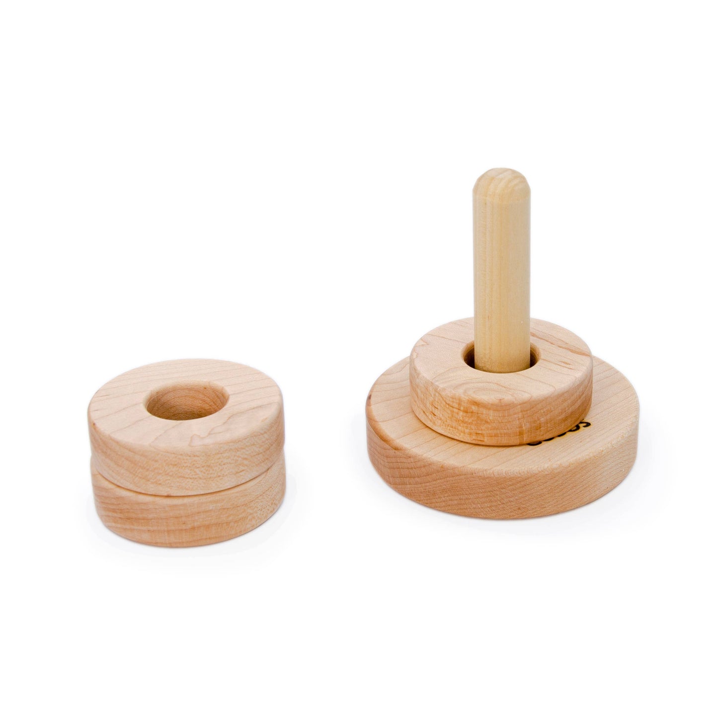 Discs on vertical dowel